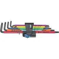 Wera Ensemble de clés Torx coudées T10-T40 avec fonction de maintien