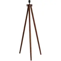 Light & Living - lampadaire - Ilias - marron - bois - luminaire individuel - E27 - 8215684