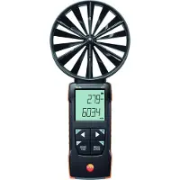 Testo - 417 - 0563 0417 - Anémomètre numérique à hélice 100 mm avec connexion à l'App pour la mesure de la vitesse de l'air et du débit volumétrique