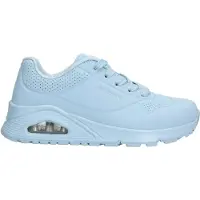 SKECHERS Uno Gen1 Sneakers Laag - Licht blauw - Maat 32