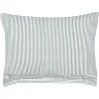 Beliani Coussin Sebrine 40 X 60 Cm À Rayure Vert Menthe