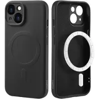 IMoshion Coque Couleur avec MagSafe pour Apple iPhone 15 - Noir
