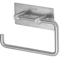 Tiger Porte-Rouleau de Toilette Tiger Square sans clapet Acier Inox