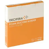 Decifera Foam Silicone Border 12,5 x 12,5 cm | 5 pièces