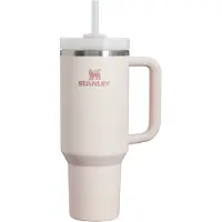 Stanley Quencher H2.O FlowState Tumbler gobelet en acier inoxydable avec paille grand format Rose Quartz 1 pcs