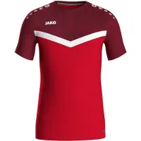 Jako T-Shirt fonctionnel rouge / rouge foncé / blanc