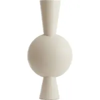 Light & Living Vase Kavandu de - Blanc - 37,5 x 22 x 81 cm - Métal - Moderne - Vase à fleurs - Décoration d'intérieur - Vase décoratif pour le salon ou la chambre à coucher