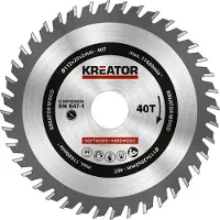 Kreator 115x20x2.0 Mm 40t Lame de scie circulaire Pour bois Argent Argent One Size