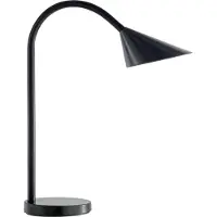 Hamelin Lampe de table LED UNILUX SOL, noir, base, blanc chaud, classe d'efficacité énergétique E, durée de vie de la lampe 20 000 heures