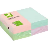 Q-CONNECT Notes repositionnables Quick Notes couleurs pastel assorties (76 x 127 mm)