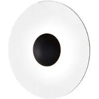 Marset Ginger C LED Applique Wengé | White | Ø20 cm