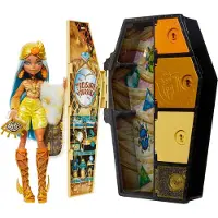 Mattel Casiers Secrets de Cleo de Nile Look Irisé avec Poupée Monster High
