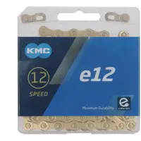 Kmc E12 E-bike Chain Doré 130 Links