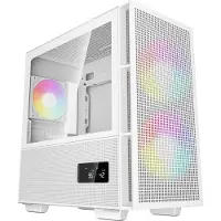 DeepCool Boîtier pour ordinateur R-CH360-WHAPE3D-G-1 Micro Tower Blanc