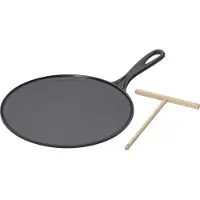 Le Creuset Poêle à crêpes 27 cm, noir