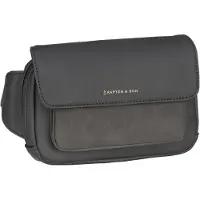 Kapten & Son Sac à bandoulière 'Visby All Black' gris foncé / noir