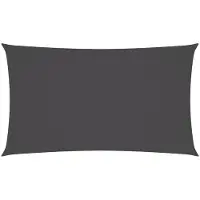 vidaXL Voile de parasol tissu oxford rectangulaire 2x4,5 m anthracite