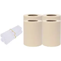 vidaXL Pare-vue de jardin 4 pcs. PVC 35x0,19 m Crème