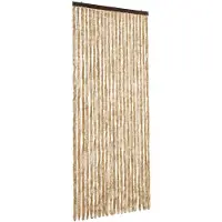 vidaXL Rideau moustiquaire Beige 90x200 cm Chenille