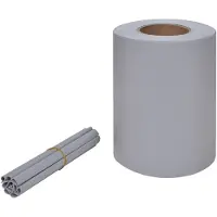 vidaXL Écran d'intimité de jardin PVC 70 x 0,19 m Gris clair