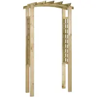 vidaXL Arche en treillis 110x60x210 cm Bois de pin massif imprégné
