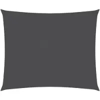 vidaXL Voile de parasol tissu oxford rectangulaire 2,5x3,5m anthracite