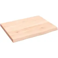 vidaXL Étagère murale 40x30x2 cm bois de chêne massif non traité