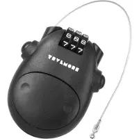 TRVLMORE Cadenas pour snowboard - Cadenas pour ski - Cadenas à chiffres - Acier