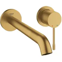 GROHE Essence New Mitigeur de lavabo encastré - bec 23cm - taille L - avec partie encastrée - brushed cool sunrise SW97519 / SW28941