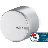 Tedee Serrure électronique de porte Smart Lock GO argent