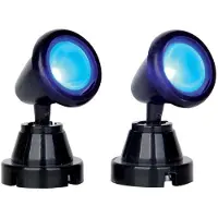 Lemax BLEU FEUX - SPOT LIGHT RONDE JEU DE 2 COD 54945