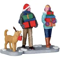 Lemax LA GRANDE FESTA DI NATALE - CHRISTMAS PARTY SET OF 2 COD. 62445