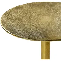 Beliani Table D'appoint Colibri Doré