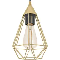 Eglo Lampe suspendue dorée Tarbes Ø 17,5 cm