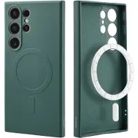 IMoshion Coque Couleur avec MagSafe Samsung Galaxy S24 Ultra - Vert foncé