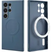 IMoshion Coque Couleur avec MagSafe Samsung Galaxy S24 Ultra - Bleu foncé