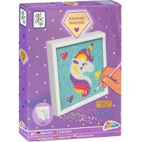 Grafix Kit de bricolage Peinture au diamant Licorne