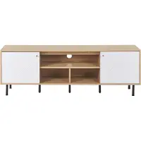 Beliani Meuble Tv Blanc Palmer