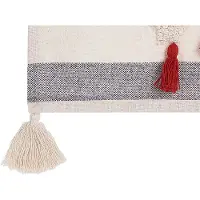Beliani Couverture Namtar Coton 125 X 150 Cm Blanc