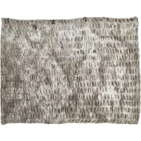 Beliani Couvre-Lits Macodes Fourrure Synthétique 150 X 200 Cm Gris
