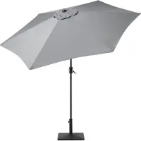Beliani "Varase Tamsioji Pilka" sodo parasolas 270 cm (2.70 m)