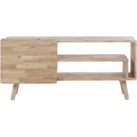 Beliani Meuble Tv Bois Clair Westfield