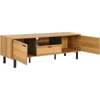 Beliani Meuble Tv Bois Clair Claremont