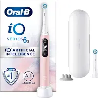 Oral-B iO 6S Brosse à dents vibrante pour adultes rose, blanc