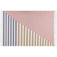 Beliani Tapis en laine multicolore 140 x 200 cm ENGIZ (140 x 140 cm)