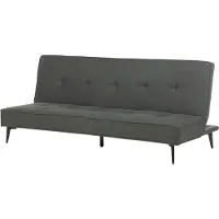Beliani Canapé-Lit Essvik Gris Foncé