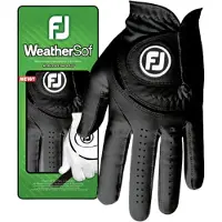 Footjoy Weathersof Golf Black Main gauche S Gants pour hommes