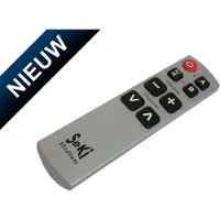 Seki Télécommande universelle Medium couleur argent pour deux appareils Extra grande...