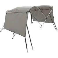 vidaXL 4-Bow Bimini-Top avec parties latérales 243x(170-182)x137 cm
