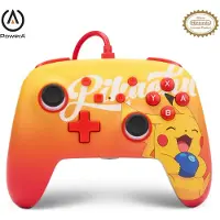 Acco Switch Controller Enhanced wired Pikachu oranberry PowerA